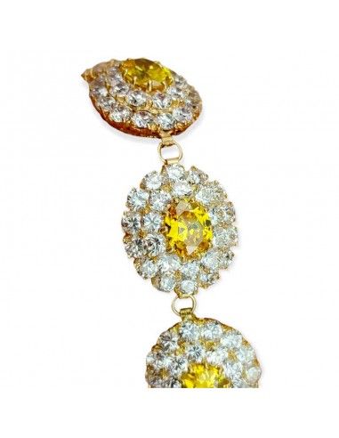 PULSERA TOPACIO AMARILLO ORO 18k