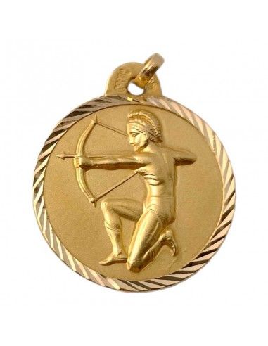MEDALLA ORO 18K HOROSCOPO SAGITARIO