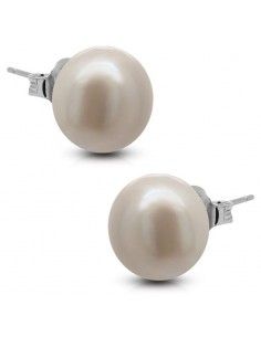PENDIENTES PLATA CON PERLAS...