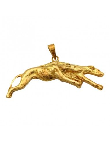 COLGANTE GALGOS CORRIENDO ORO 18K