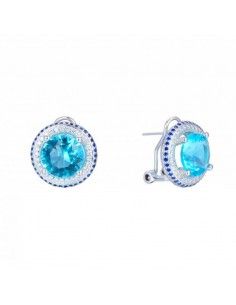 PENDIENTES AGUA MARINA O... 2