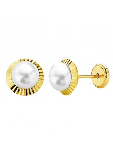 PENDIENTES ORO BOCEL PERLA 5.8mm