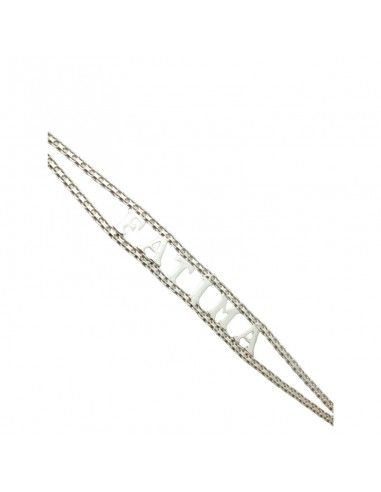 PULSERA FATIMA PLATA