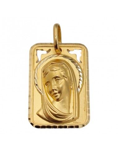 MEDALLA VIRGEN NIÑA ORO 18K