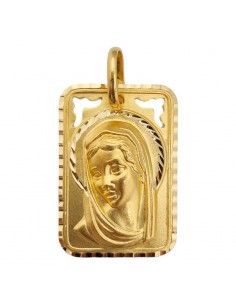 MEDALLA VIRGEN NIÑA ORO 18K 2