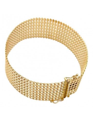 PULSERA MALLA MUJER ORO 18K
