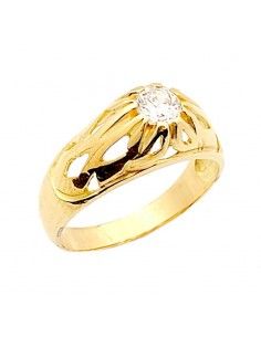 SOLITARIO DE ORO CIRCONITA... 2