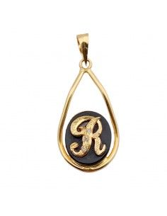 COLGANTE INICIAL R ORO...
