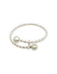 PULSERA PLATA TRENZADA...