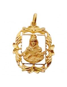 MEDALLA VIRGEN DEL CARMEN ORO