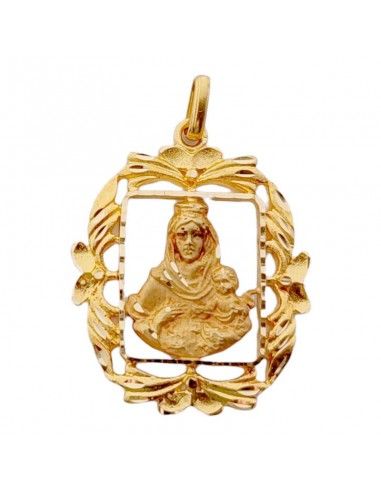 MEDALLA VIRGEN DEL CARMEN ORO
