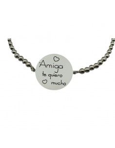 PULSERA PLATA AMIGA TE... 2