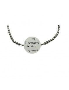 PULSERA PLATA HERMANA TE...