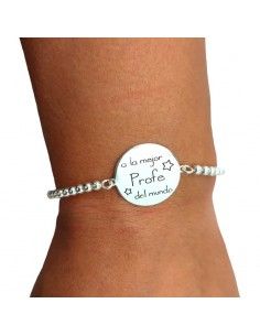 PULSERA PLATA A LA MEJOR...