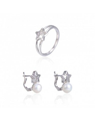 CONJUNTO DE PENDIENTES Y SORTIJA...