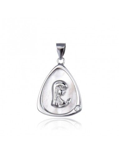 MEDALLA VIRGEN NIÑA NACAR 21.8mm