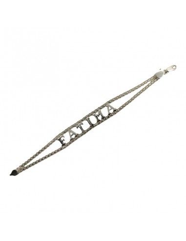 PULSERA FATIMA PLATA