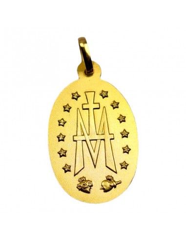 MEDALLA V. DE LA MILAGROSA ORO 18K