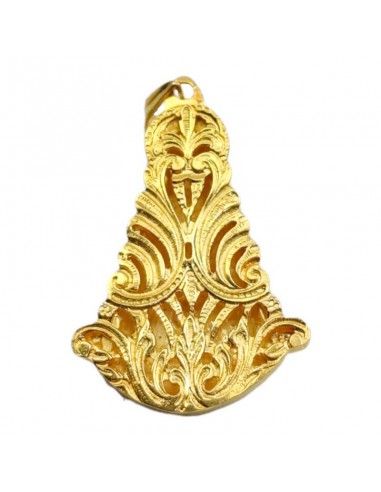 MEDALLA VIRGEN DEL ROCIO ORO 18K