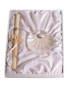 ESTUCHE VELA Y CONCHA DE...
