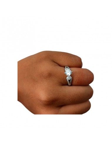 SOLITARIO DE PLATA MUJER