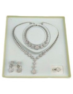 CONJUNTO ADEREZO PLATA CON...