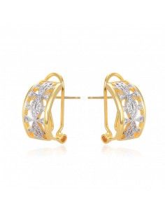 PENDIENTES BICOLOR CIRCONITAS