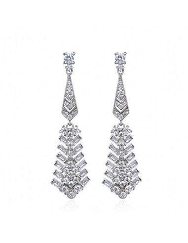 PENDIENTES LARGOS CON CIRCONITAS