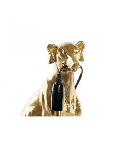 LAMPARA FIGURA GALGO DORADO 36X25,5