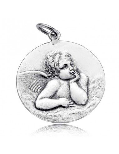 MEDALLA ANGELOTE 41.6 mm PLATA 925ml