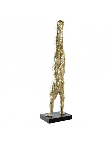 FIGURA HOMBRE GYM DORADO 92x25