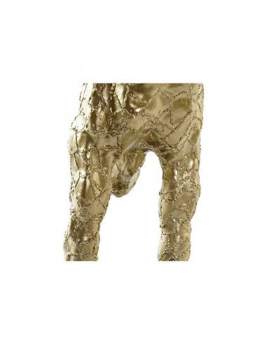 FIGURA HOMBRE GYM DORADO 92x25