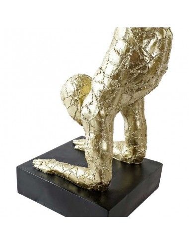FIGURA HOMBRE GYM DORADO 83x20