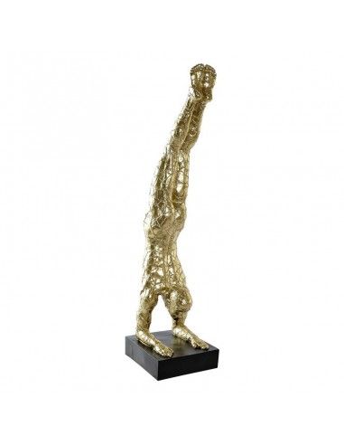 FIGURA HOMBRE GYM DORADO 83x20
