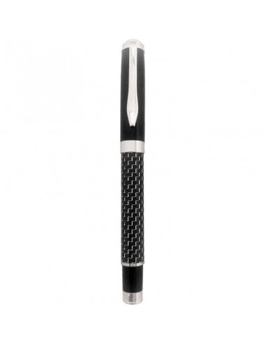 BOLIGRAFO PERSONAL NEGRO - PLATA