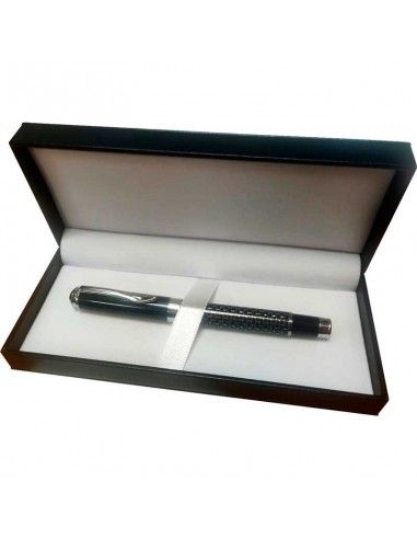 BOLIGRAFO PERSONAL NEGRO - PLATA