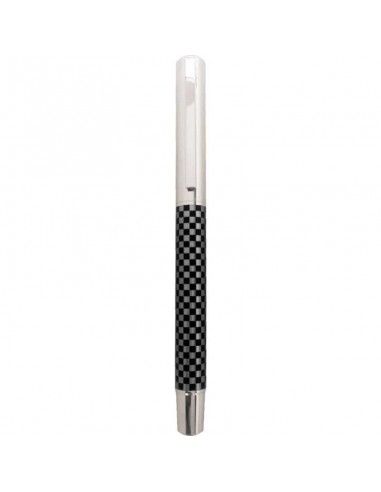 BOLIGRAFO PERSONAL NEGRO - PLATA