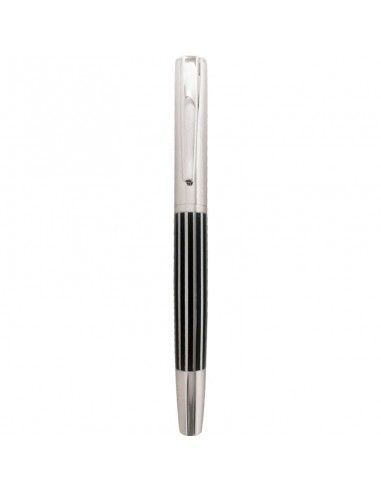 BOLIGRAFO PERSONAL NEGRO - PLATA