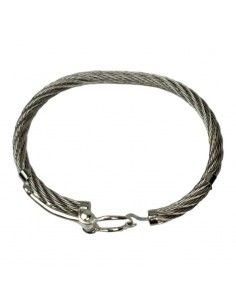 PULSERA ACERO ESTRIBO PLATA... 2