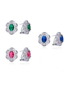 PENDIENTES CON PIEDRAS Y...
