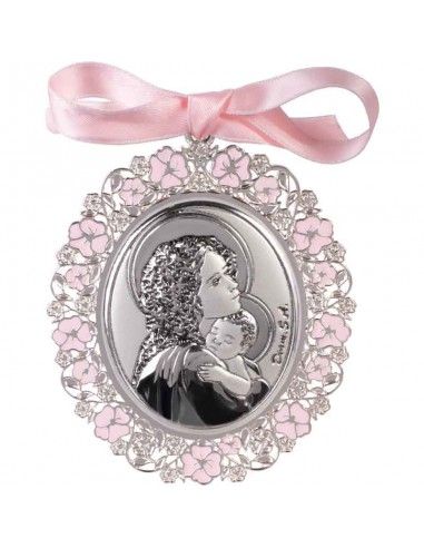 MEDALLON VIRGEN MARIA AZUL O ROSA...