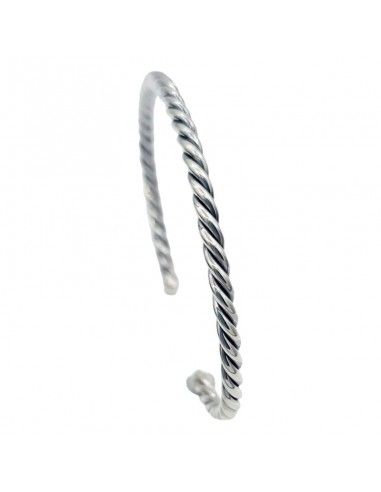 PULSERA TRENZADA PLATA UNISEX