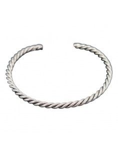 PULSERA TRENZADA PLATA UNISEX 2