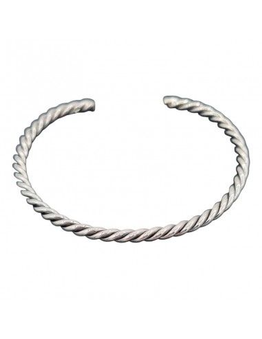 PULSERA TRENZADA PLATA UNISEX