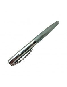 PLUMA PERSONAL PLATEADO Y GRIS 2