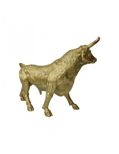 FIGURA TORO DORADO 29x41