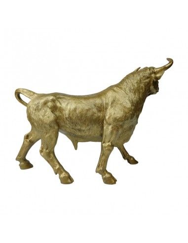 FIGURA TORO DORADO 29x41