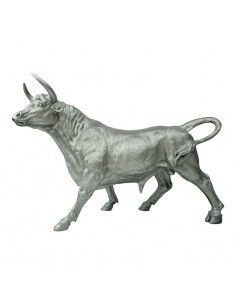 FIGURA TORO PLATA 29x41
