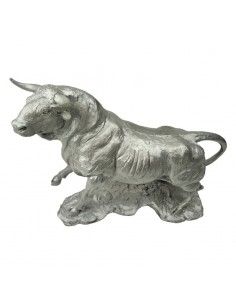 FIGURA TORO PLATA 27x36 2