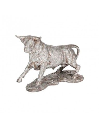FIGURA TORO PLATA 20x28